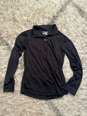NWOT Under Armour Youth Girls Quarter-Zip Long Sleeve Athletic Top Large 14/16